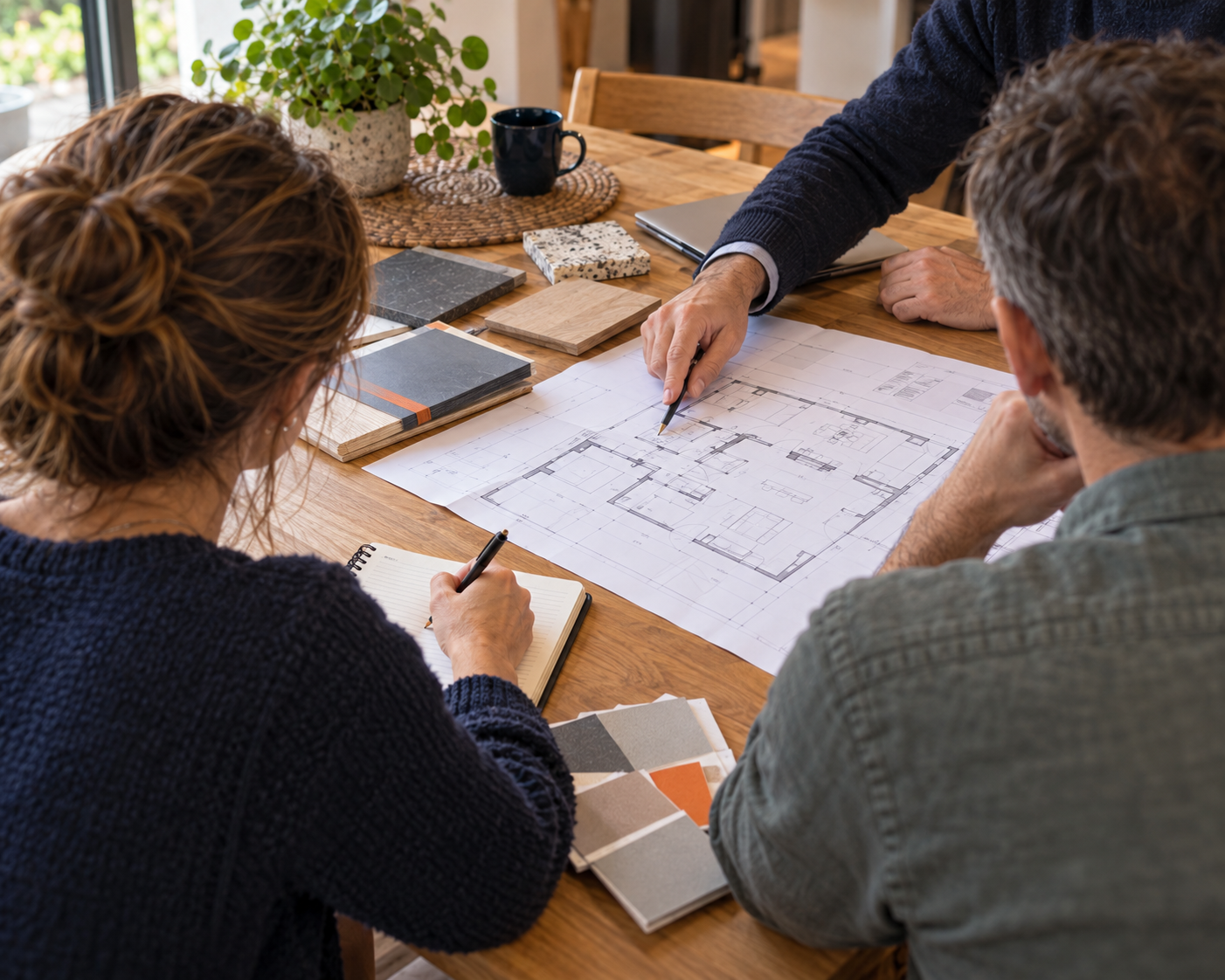 Échange personnalisé autour d’un plan de rénovation