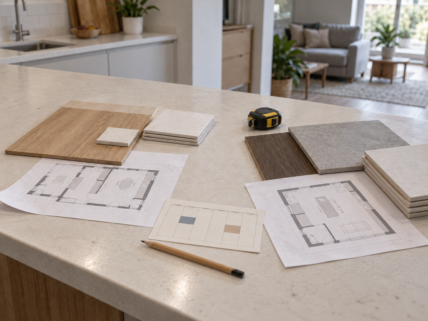Comparaison de deux solutions de rénovation selon les matériaux, le plan et le calendrier